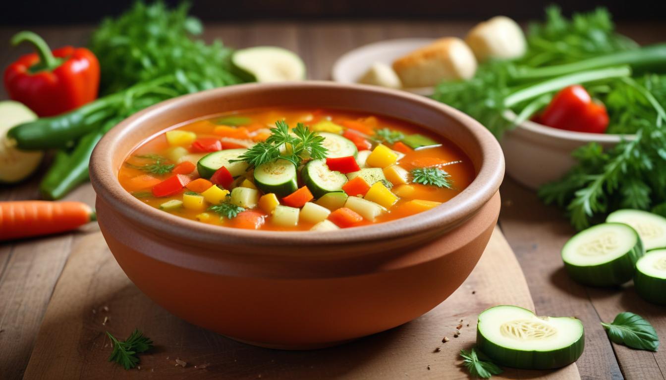 Vitamin Dolu Sebze Çorbası