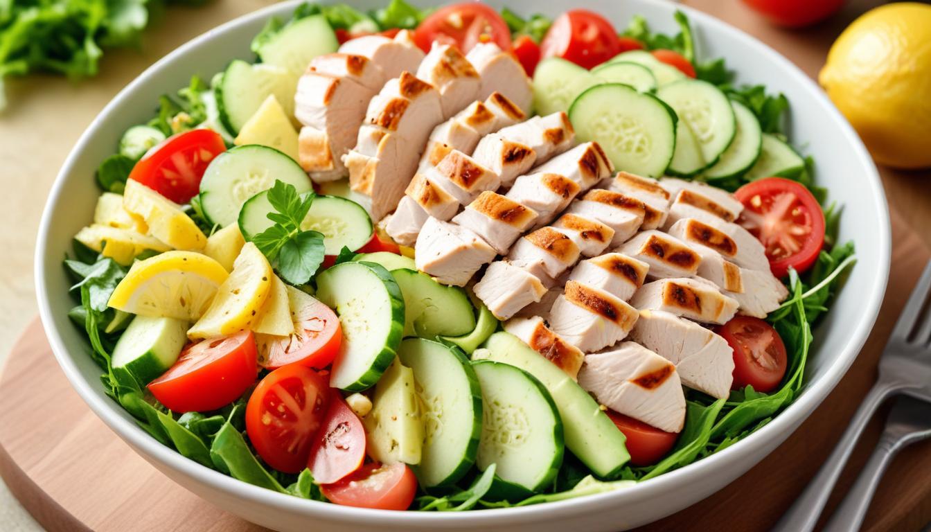 Ferahlatıcı Limonlu Tavuk Salatası