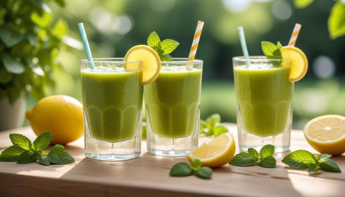 Serinletici Limon ve Nane Smoothie