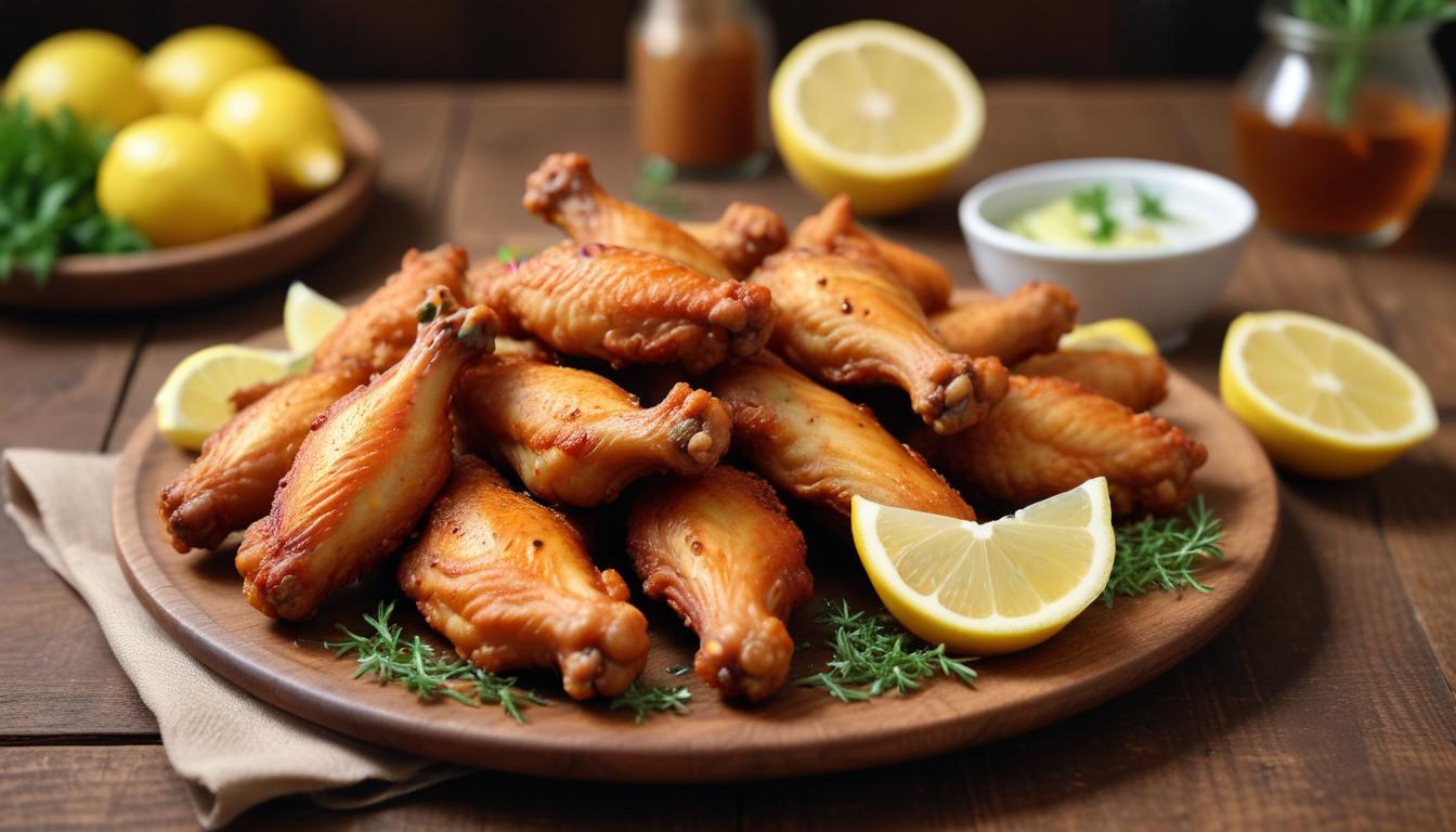Limon Soslu Tavuk Kanat Tarifi: Sokak Lezzetinin Yıldızı