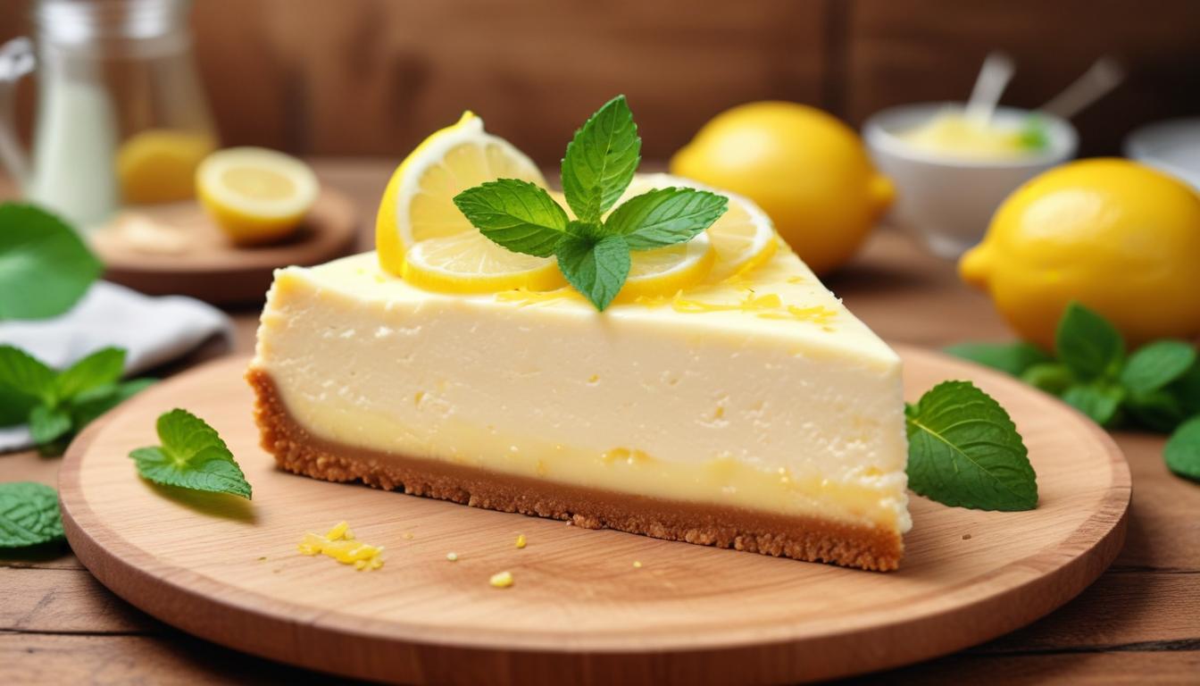 Serinletici Limon Soslu Cheesecake