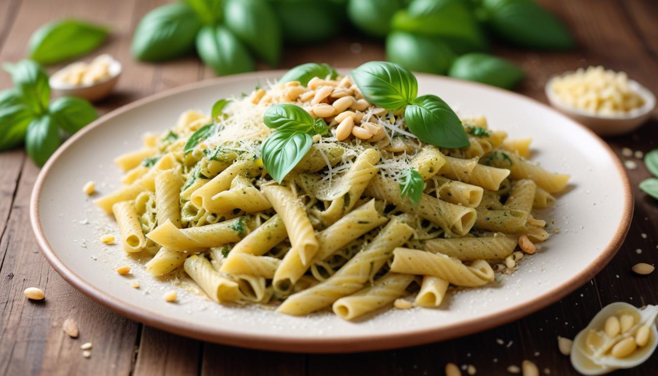 Eğlenceli ve Çekici Pesto Soslu Makarna
