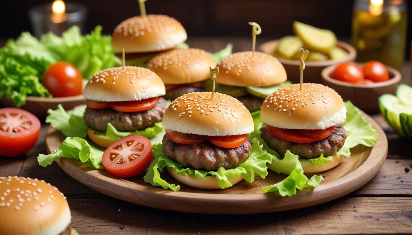 Mini Besleyici Hamburgerler