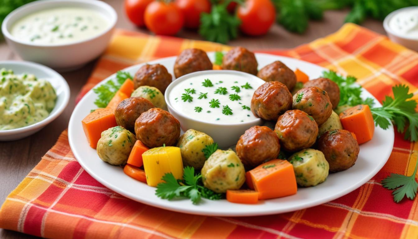 Renkli Sebzeli Mini Köfteler: Eğlenceli ve Besleyici