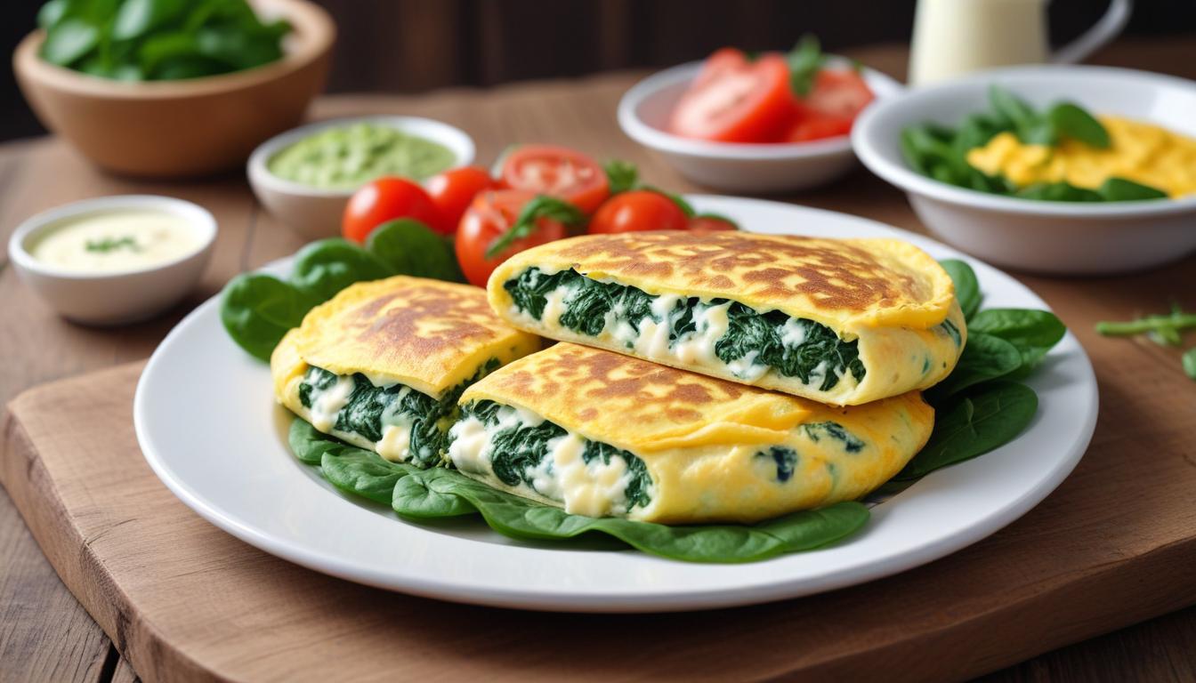 Ispanaklı ve Peynirli Omlet Ruloları: Kahvaltınızın Yeni Favorisi!