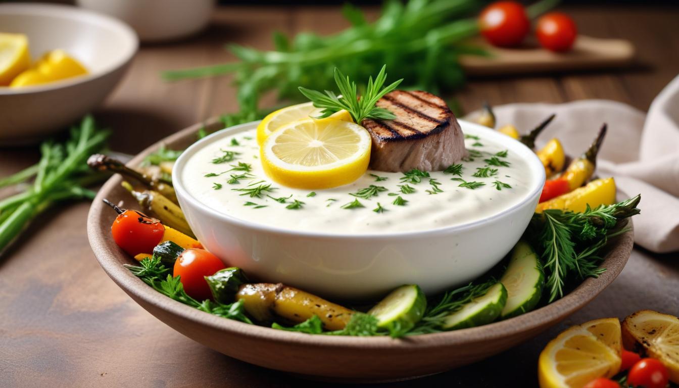Ferahlatıcı Limonlu Yoğurt Sosu Tarifi