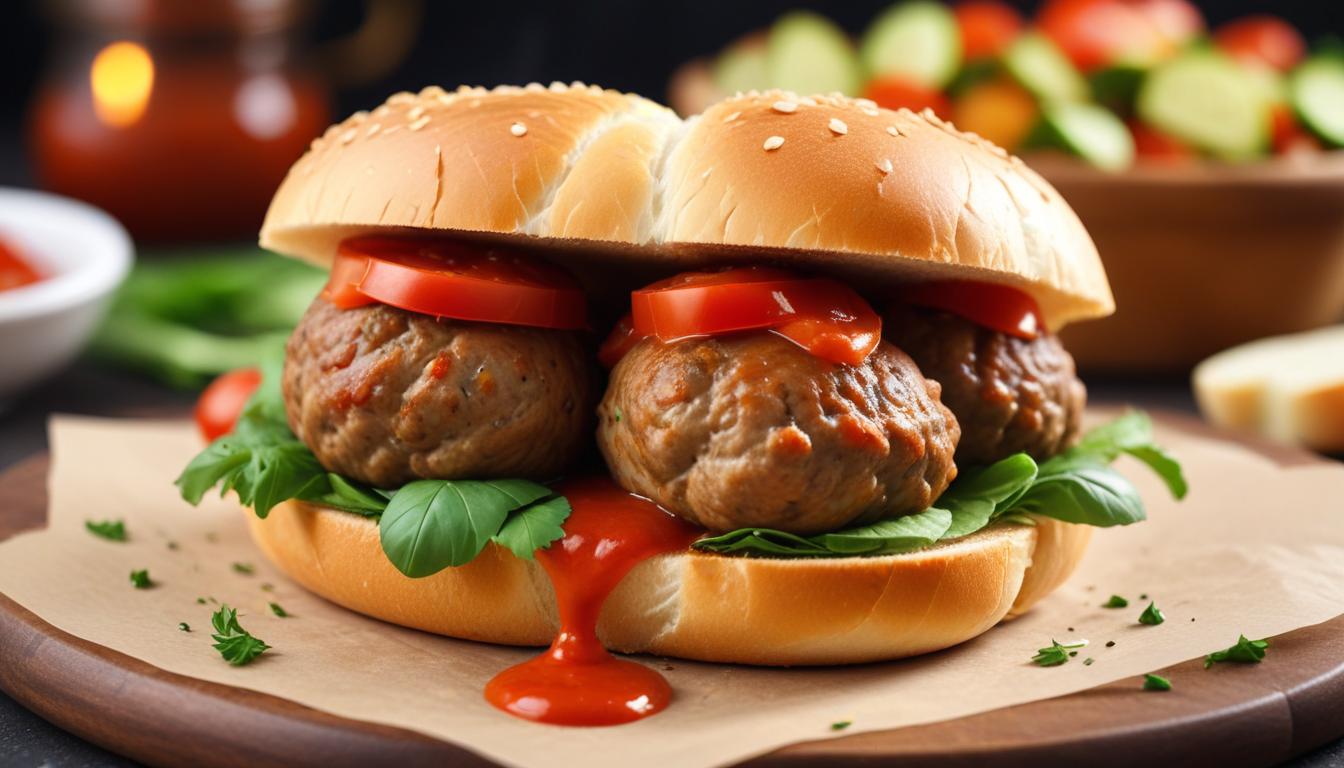 Gurme Köfte Ekmek: Lezzetli Sos ve Özel Ekmeğiyle